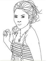 coloriage high school musical gaby